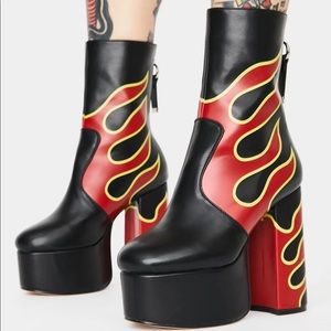 Lamoda Platform Flame Boots